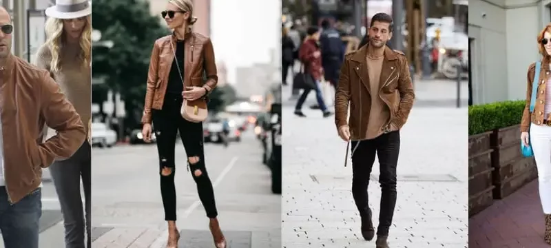 Brown-Leather-Jackets-Street-Style